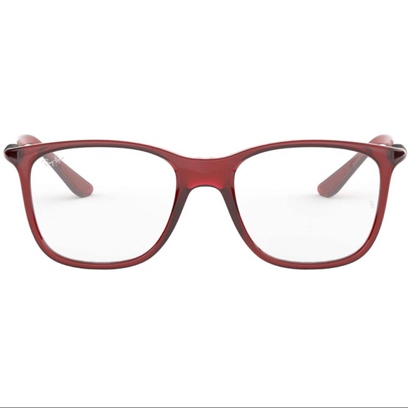 Ray-Ban 0RX7143 Transparent Red One Size - Picture 2 of 6